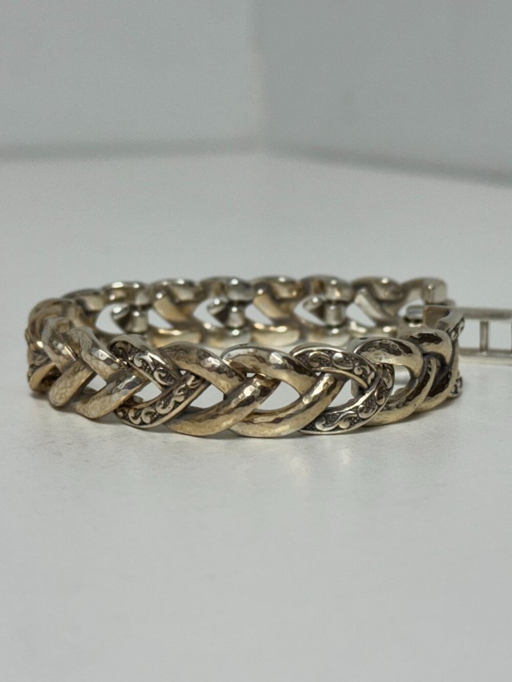 Brighton Venetian Canals Silver-Tone Linked Bracelet